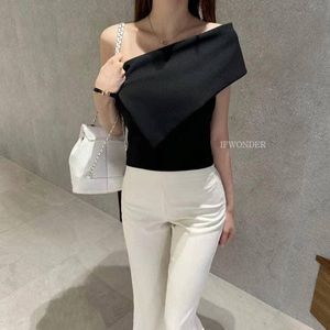 Brand new One shoulder top. Can be worn front and back two styles.Side zipper